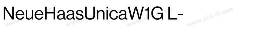 NeueHaasUnicaW1G L字体转换 NeueHaasUnicaW1G L字体转换